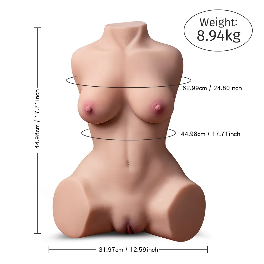 XISE | Delia -45cm/17.1in TPE Sucking Torso Sex Doll (In Stock US) view 5