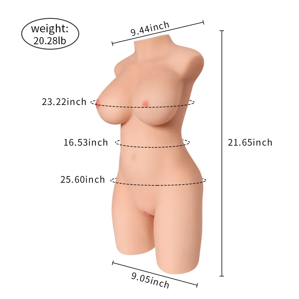 Maia - 55cm/21.65in Torso Sex Doll (In Stock US) view 4