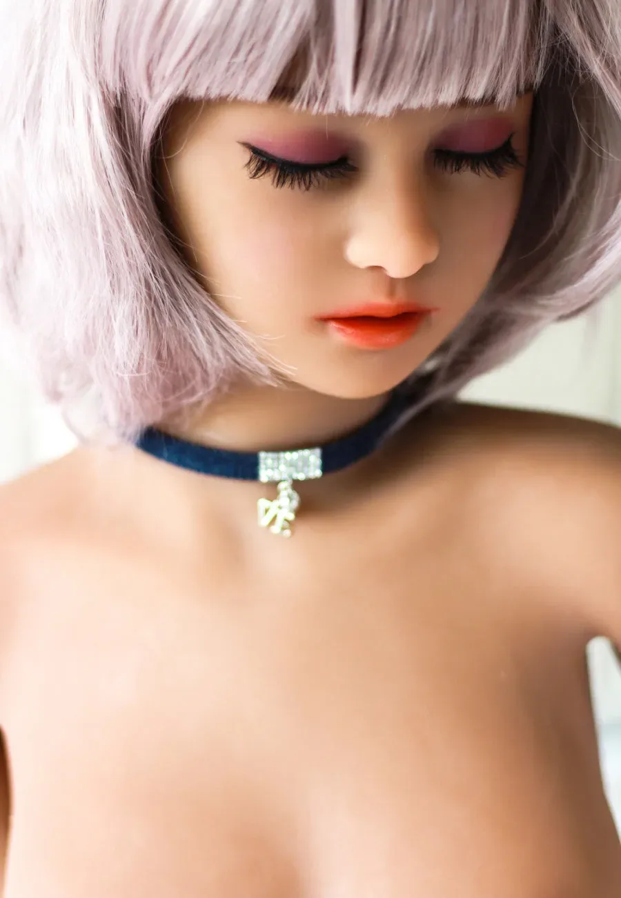 SY | Odina - 4ft7(140cm)  Realistic TPE Mini Sex Doll With White Hair view 1
