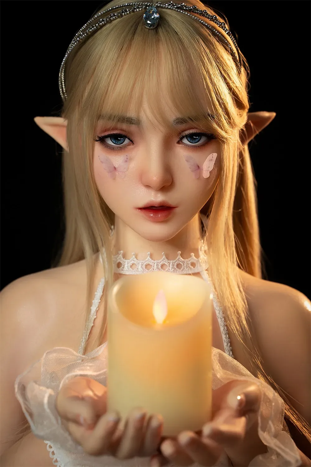 SY | Elara - 4ft 11/150cm A Cup ROS Full Silicone Elf Sex Doll view 2