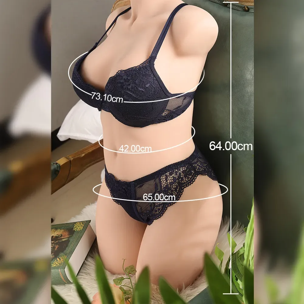 XISE | Isabella -64cm/25.2in Torso Sex Doll Wth Automatic Sucking Vagina (In Stock US) view 8