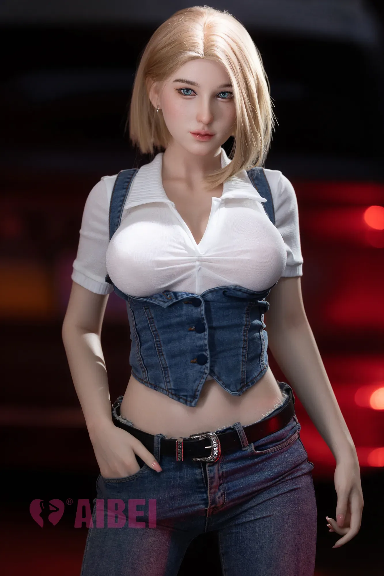 AIBEI | Scarlett - 167cm/5ft6 E Cup Blonde Silicone Sex Doll(In Stock EU) view 7