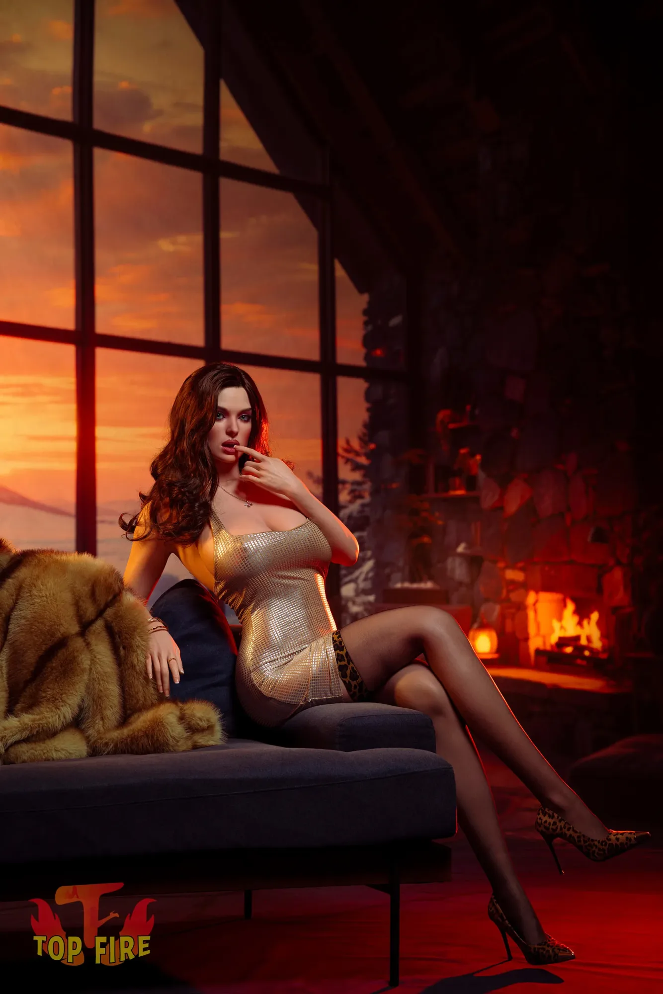 Top Fire | Bella - 5ft 7/174cm G Cup ROS Realistic Silicone Sex Doll(In Stock US) view 5
