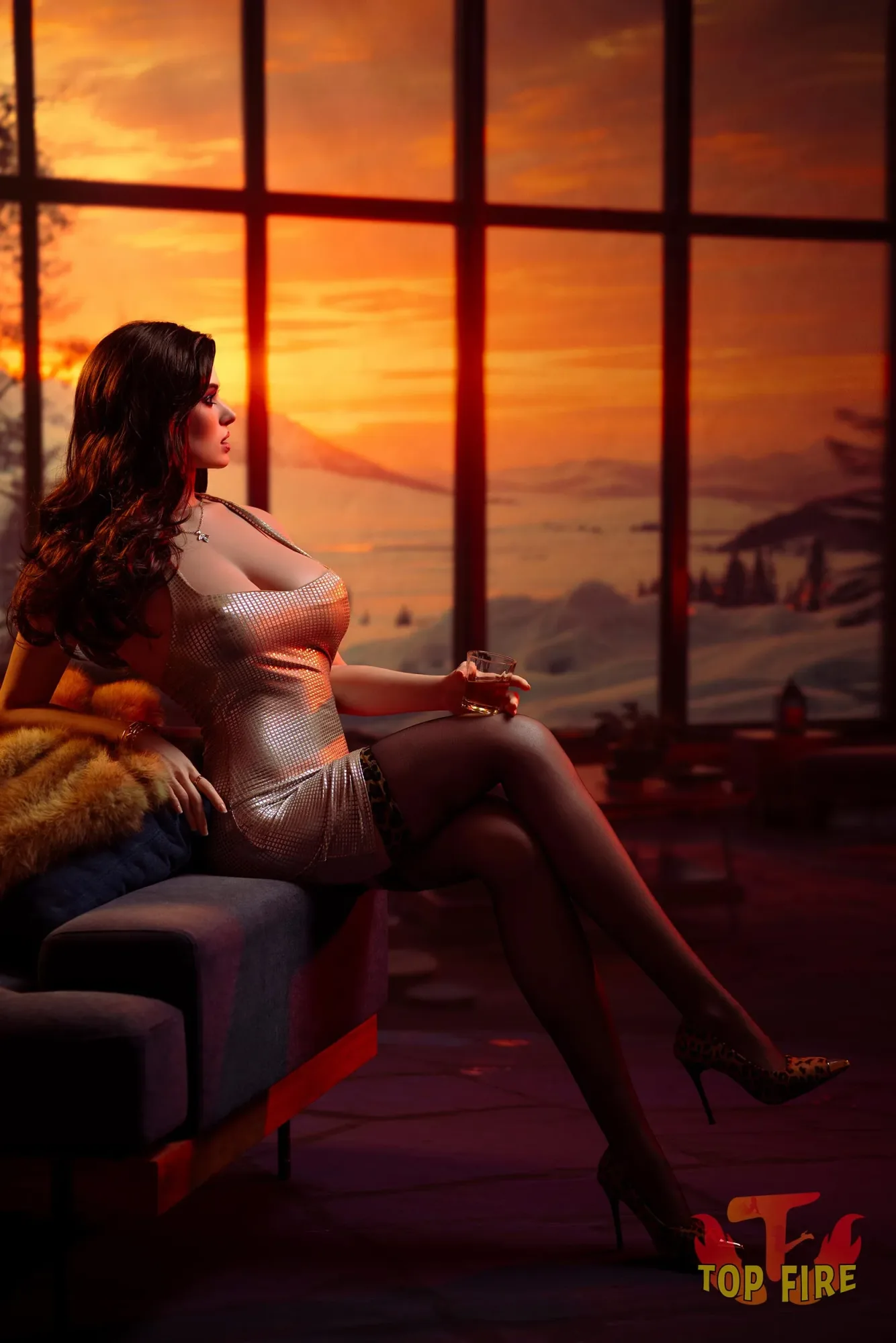 Top Fire | Bella - 5ft 7/174cm G Cup ROS Realistic Silicone Sex Doll(In Stock US) view 6