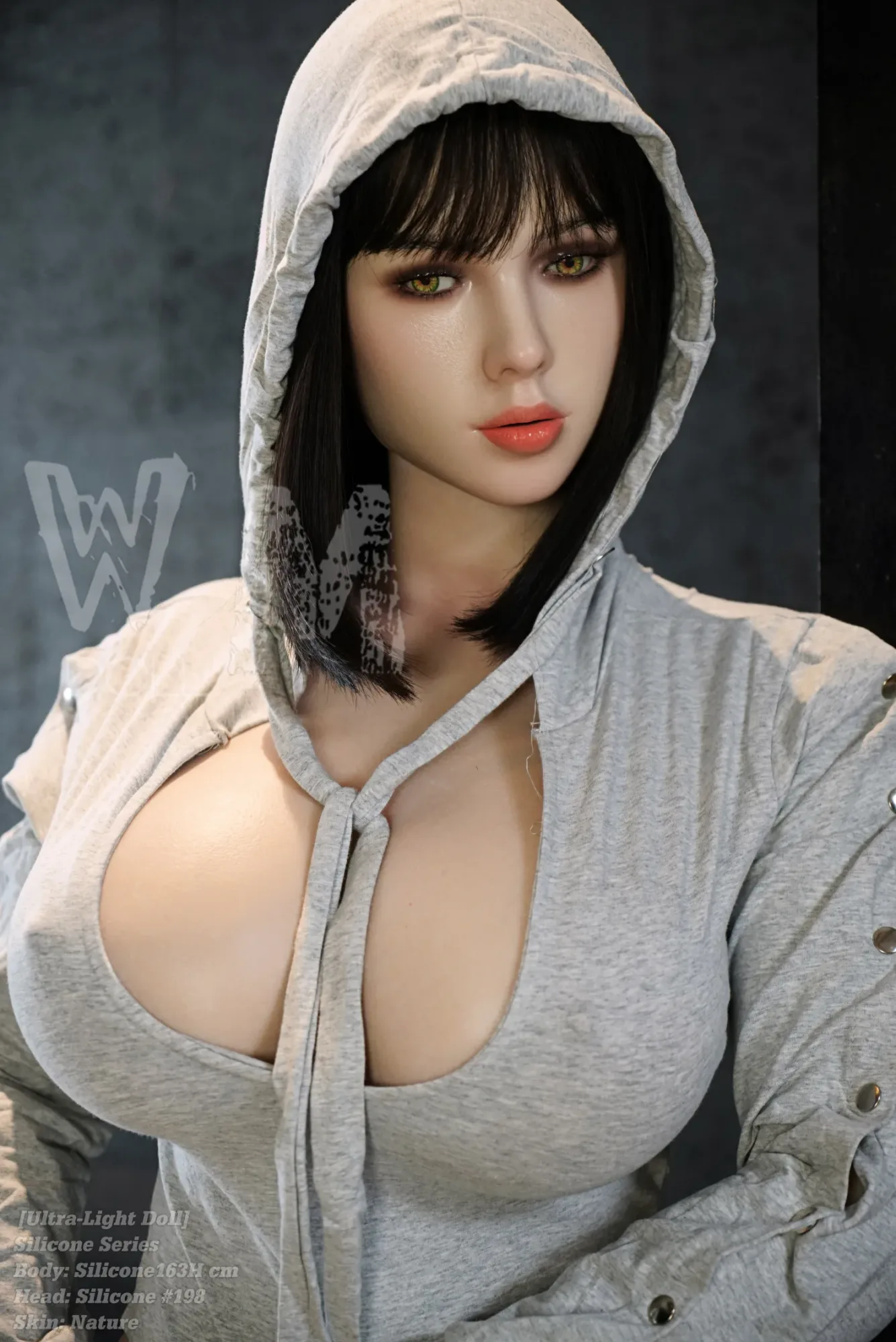 WM | Jasmine - 5ft 4/163cm BBW H-Cup Realistic Silicone Sex Doll(In Stock US) view 8