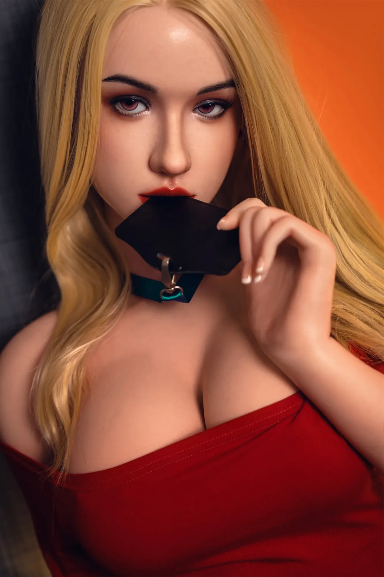 Orange In丨Isolide-5ft 5/165cm Movable Jaw Silicone Sex Doll