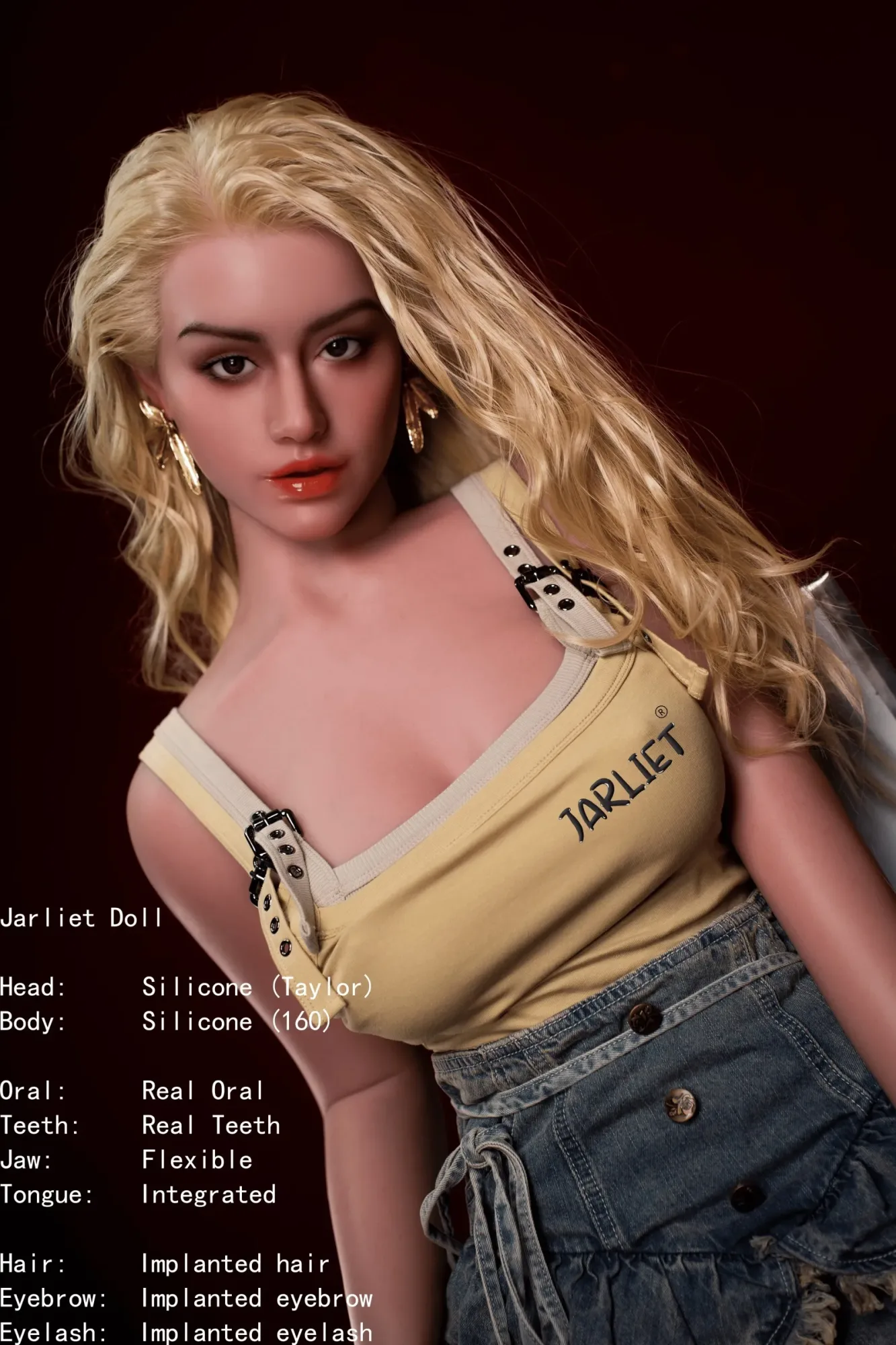 Jarliet | Taylor - 5ft 3/160cm ROS Head Full Silicone Sex Doll