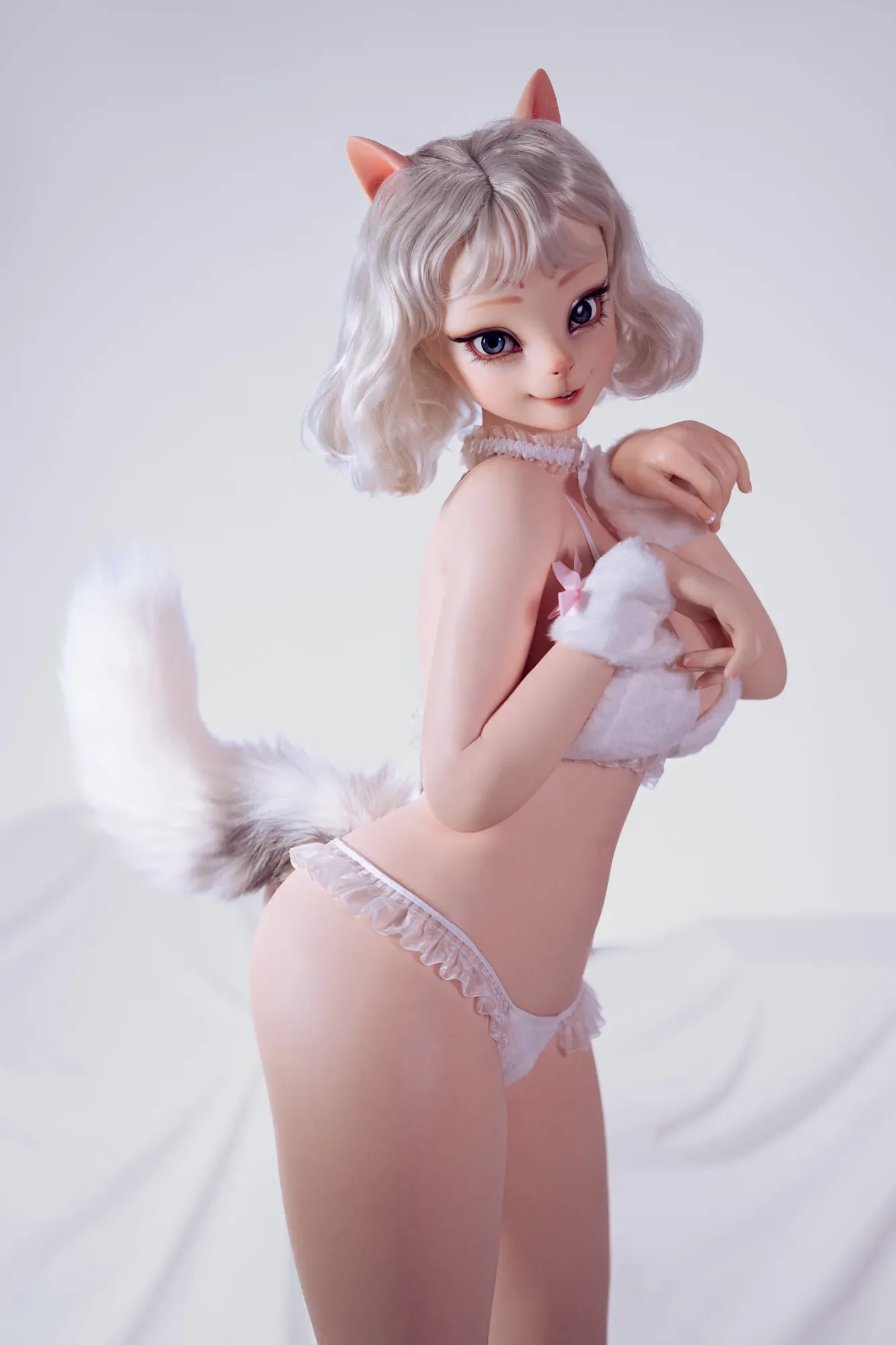 SY | Meow - 5ft 5(164cm) Silicone Head Cat Girl Furry Sex Doll view 1