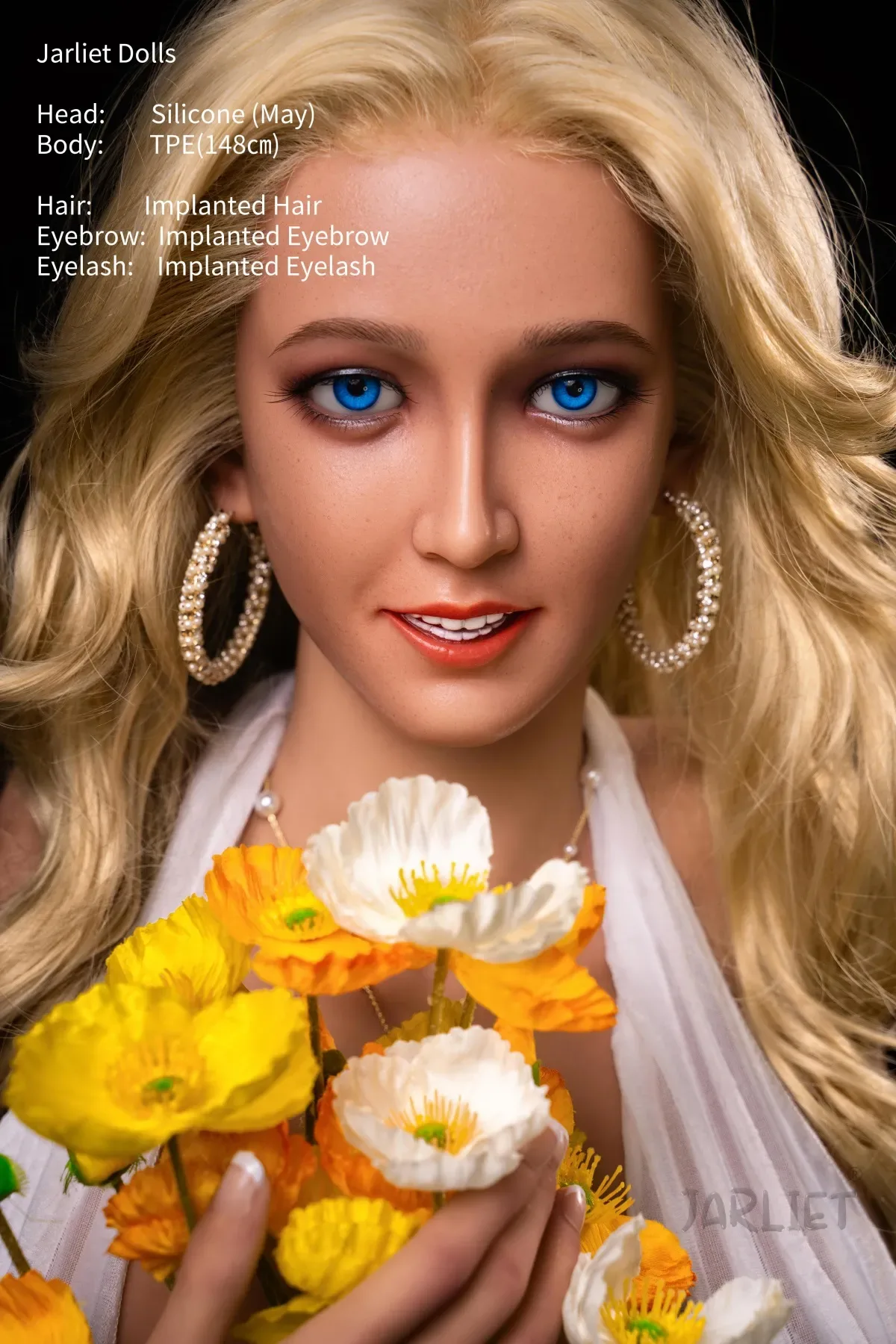 Jarliet | May -4ft 10/148cm Silicone head Sex Doll