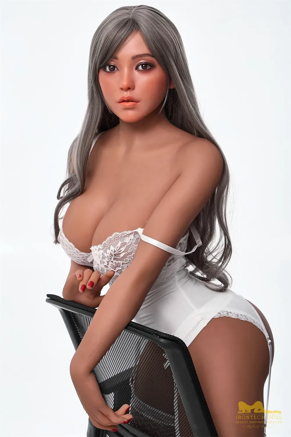 Irontech | Eileen - 5ft 5/164cm F-cup ROS Silicone Head Sex Doll
