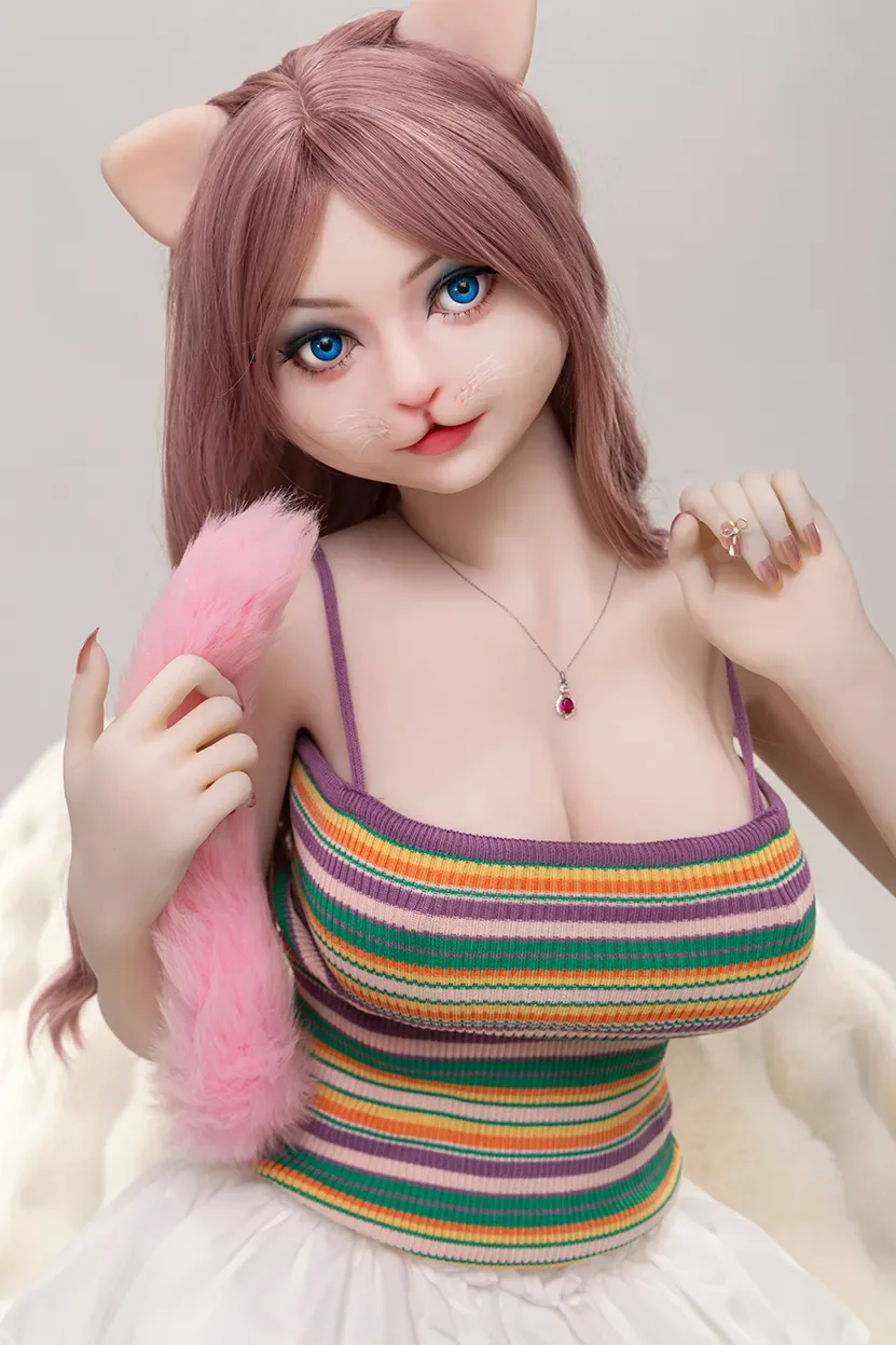 Dolls Castle | Neko - 5ft1/156cm Silicone ROS Head Cat Furry Sex Doll