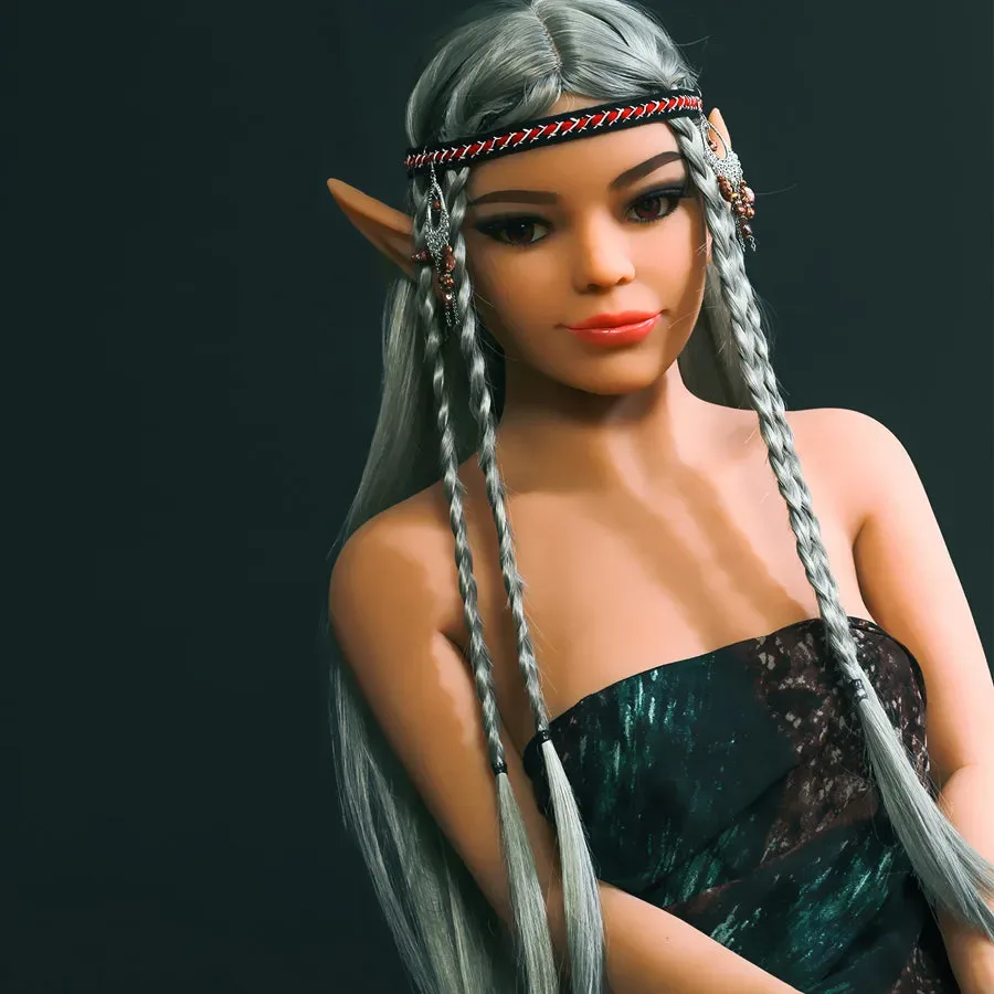 SY | Fontaine - 5ft1(155cm) Ultra  Flat Chest Elf Sex Doll With Gray Hair view 8
