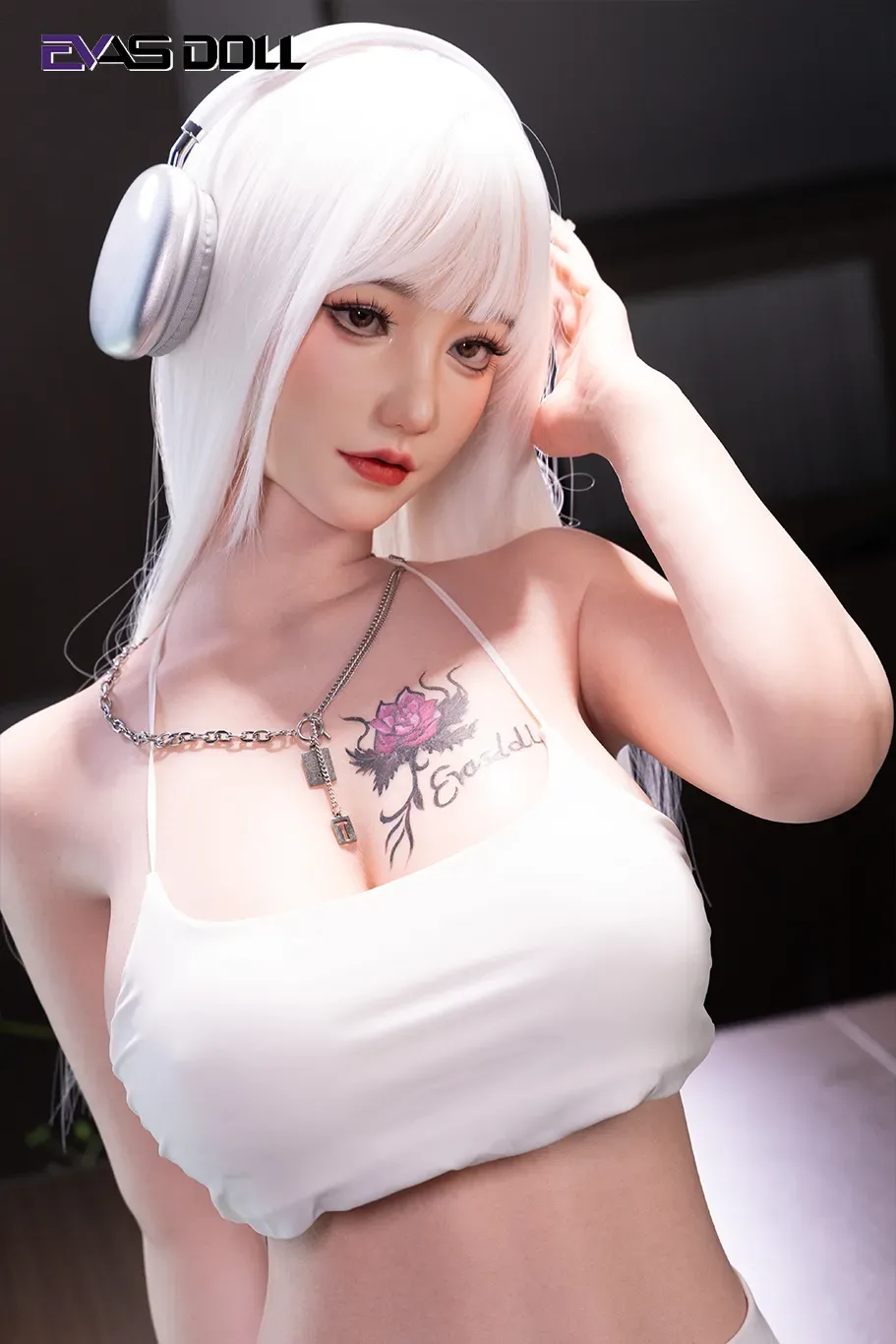 Evas Doll | Yilin - 5ft 6/167cm Snow White Hair Realistic Silicone Sex Doll