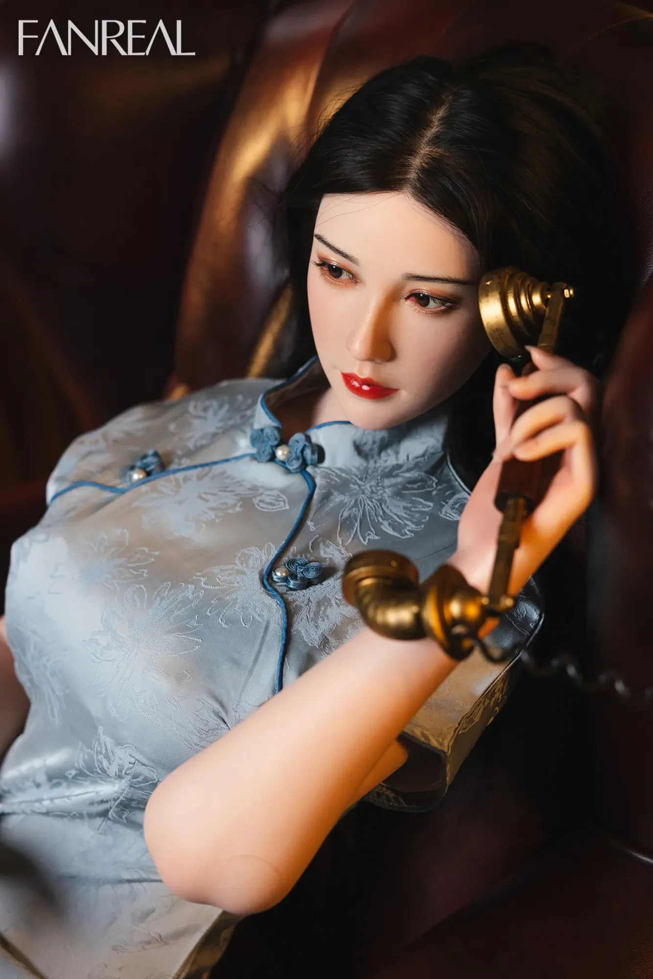 FanReal | F-Cup 3ft6 Tanned Petite Sex Doll Torso for Men-Vivi view 6