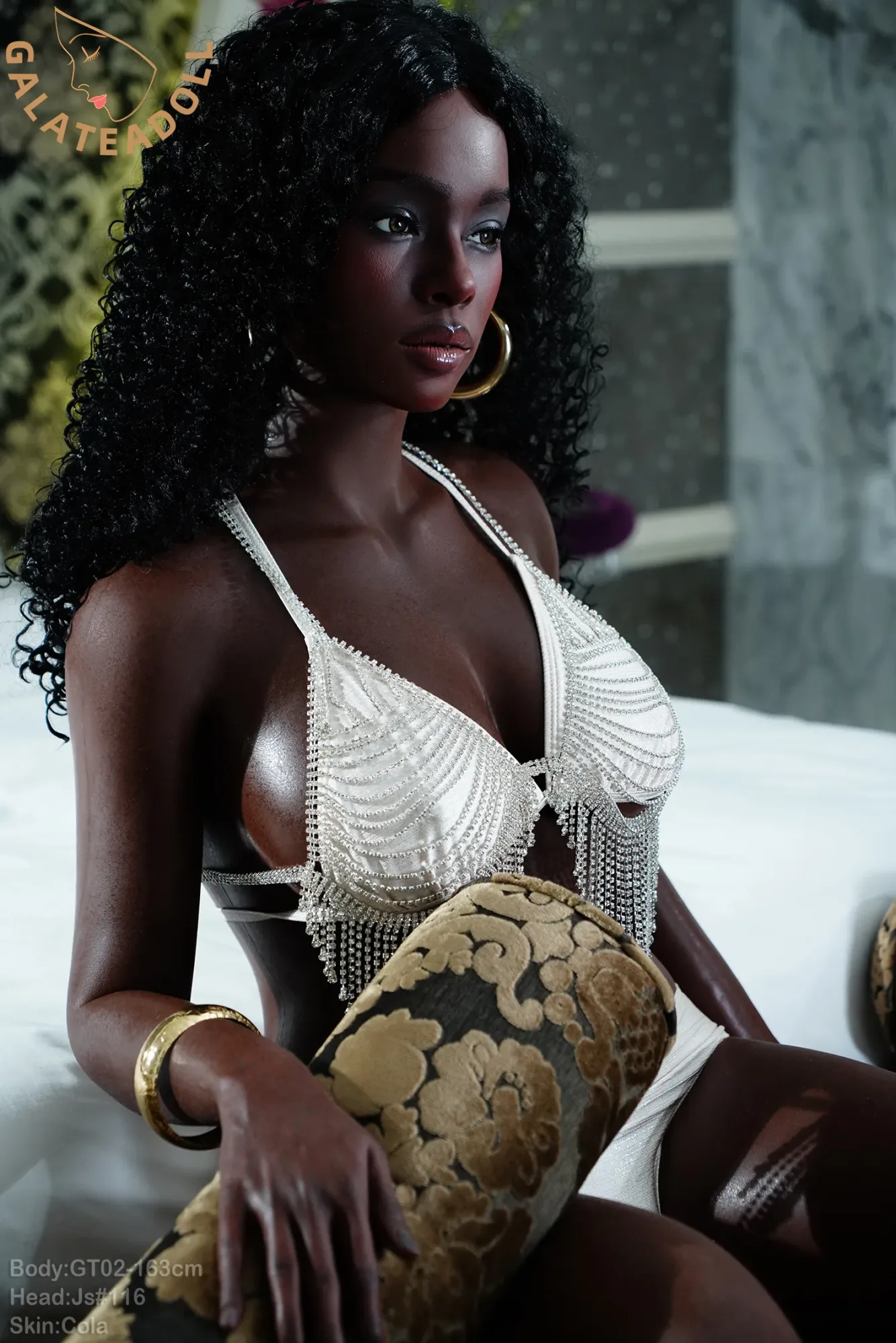 Galatea | Cassia-163cm(5ft4) ROS Full Silicone Medium Breast Black Sex Doll view 4